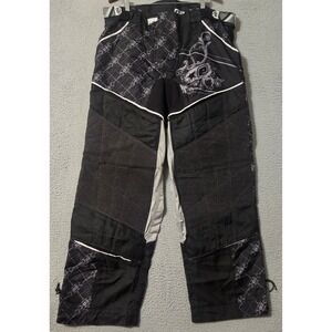 Planet Eclipse Padded Paintball Pants Black Gray Size 2XL XXL x 34"